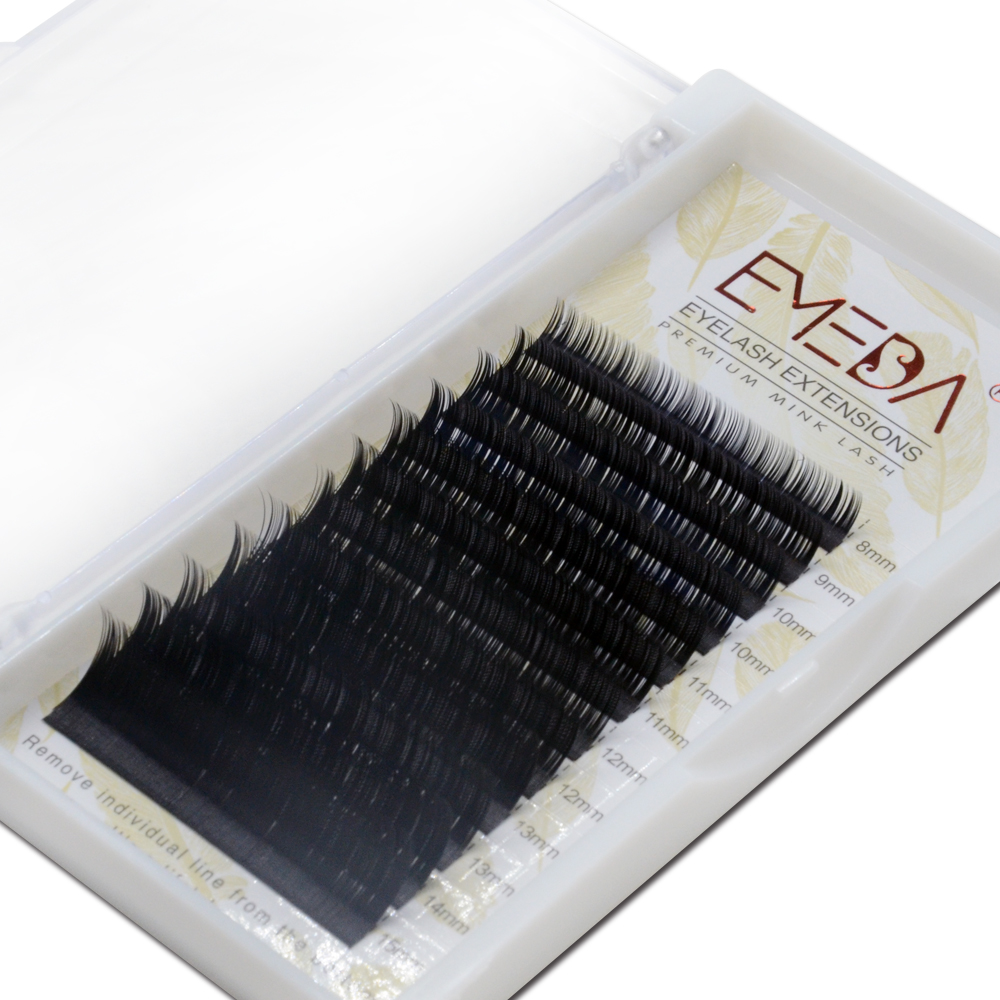 Best Eyelash Wholesaler Supply Premium Korea PBT Fiber 0.07 Russian Volume Eyelash Extension in the US YY94